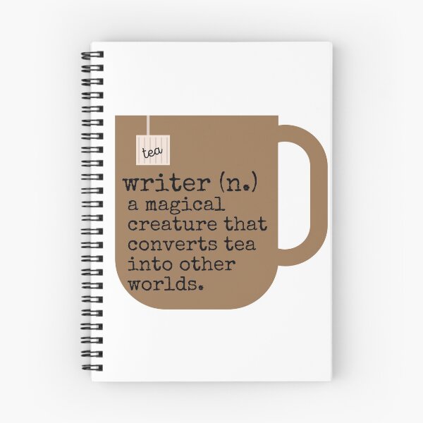 Item preview, Writer -  A Magical Tea Drinker designed and sold by StickyFun.