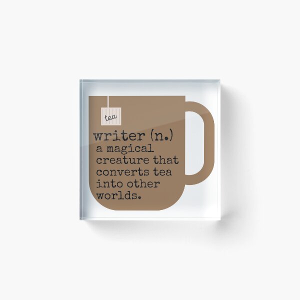 Item preview, Writer -  A Magical Tea Drinker designed and sold by StickyFun.