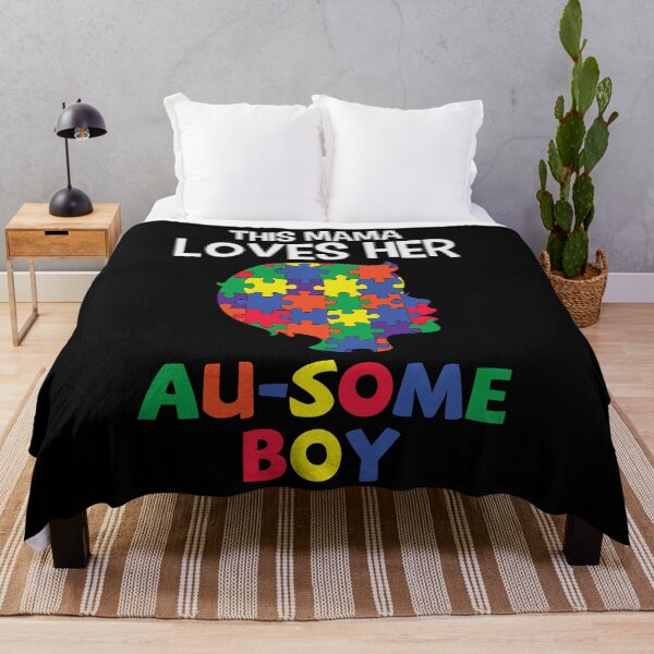Item preview, This mama loves her au-some boy designed and sold by TrendingTees4u.