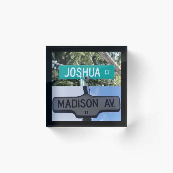 Madison and Joshua Acrylic Block