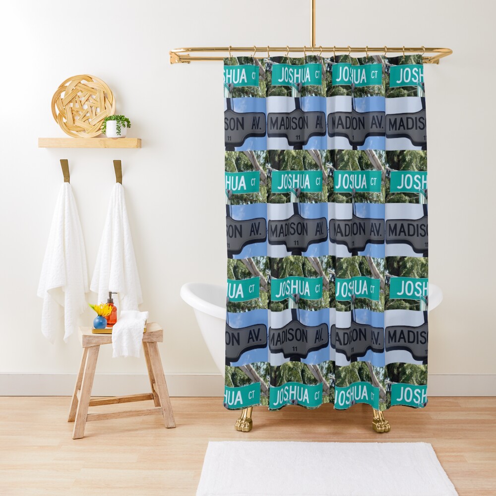 Madison and Joshua Shower Curtain