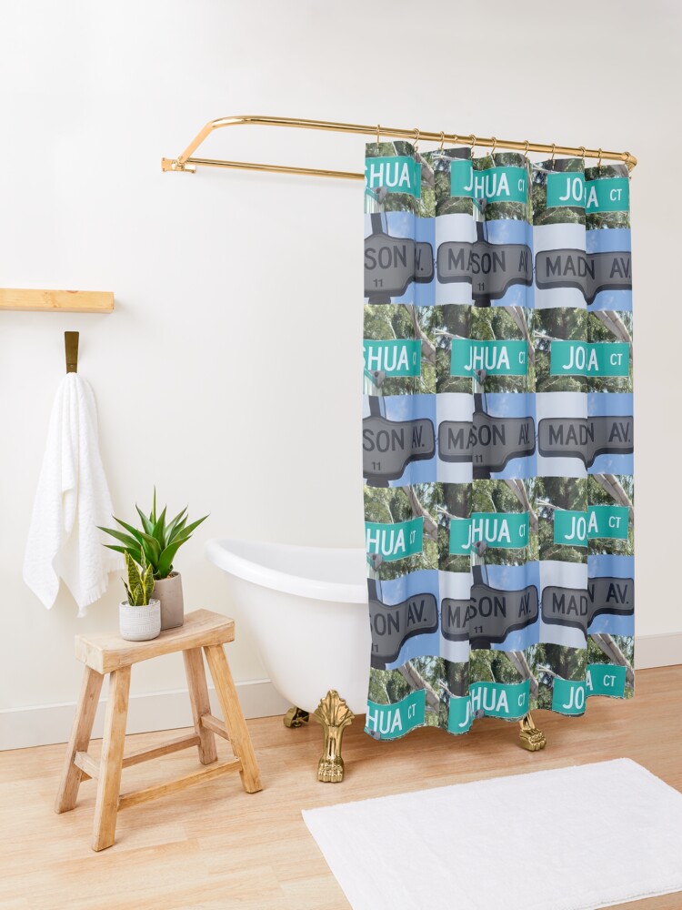 Alternate view of Madison and Joshua Shower Curtain