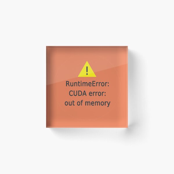 Item preview, runtime error cuda error designed and sold by FunnyGrief.