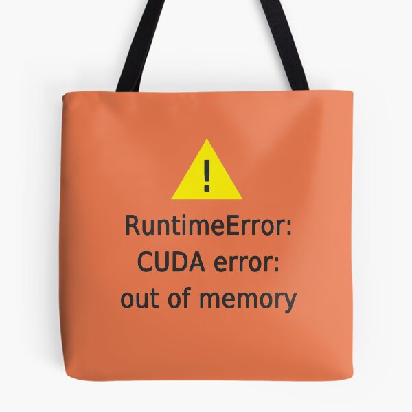 Item preview, runtime error cuda error designed and sold by FunnyGrief.
