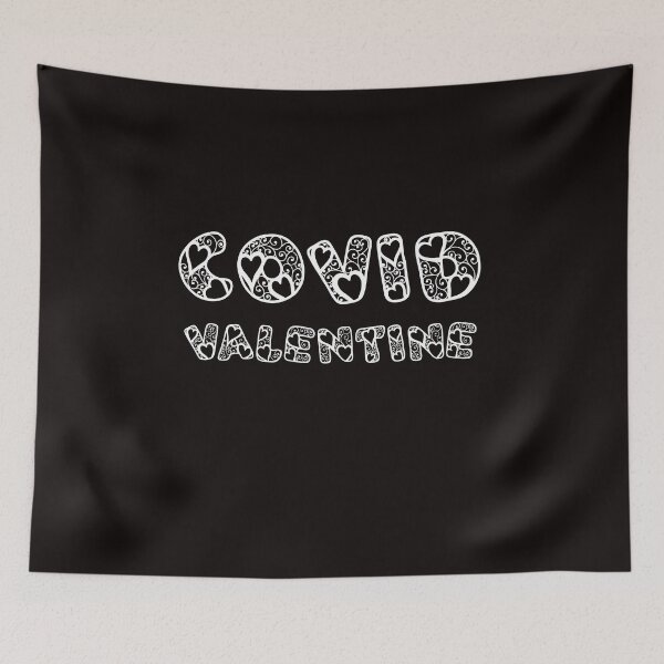 Item preview, Covid Valentine Black designed and sold by DamaliePierre.