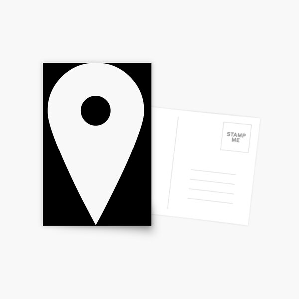 location - LOCATION - google maps Postcard