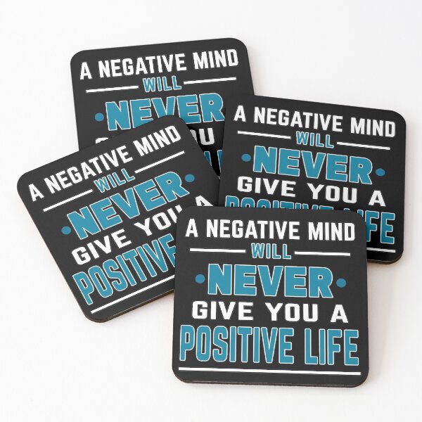 Artikelvorschau, Motivationszitat: Ein negativer Geist wird dir niemals ein positives Leben geben entworfen und verkauft von MeroniGDesign.