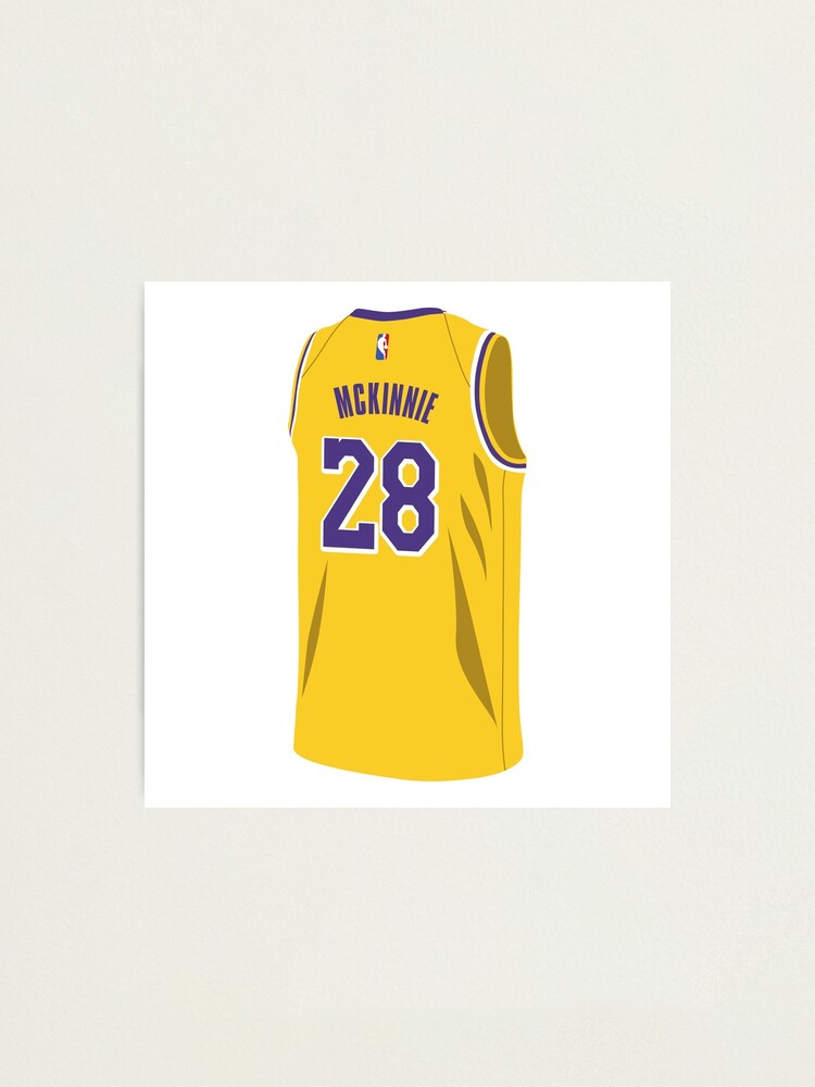 Alex Caruso #4 Los Angeles Lakers Jersey Sticker for Sale by Shoeble  Creative