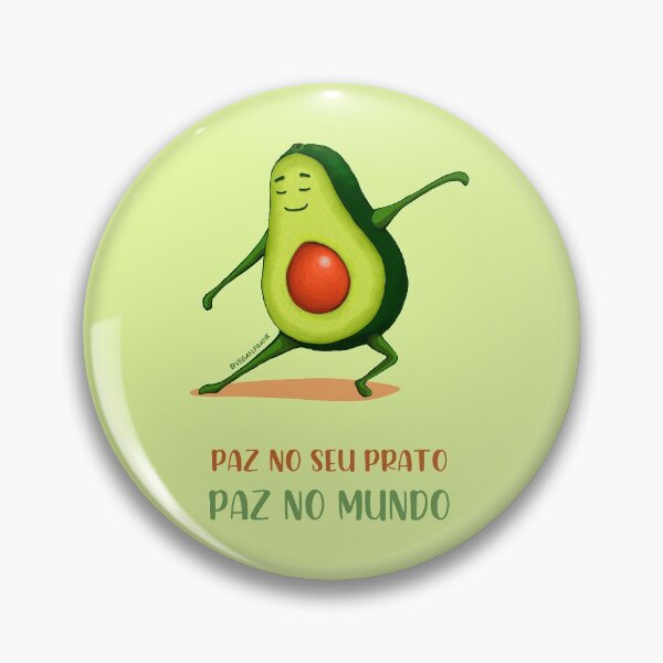 Item preview, Paz en tu plato, paz en la Tierra - abacate designed and sold by Frank J. Art.