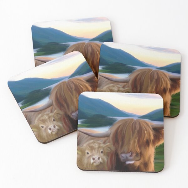 Item preview, Silly Selfie Highland Cows | Highland Cow  designed and sold by Liagon.