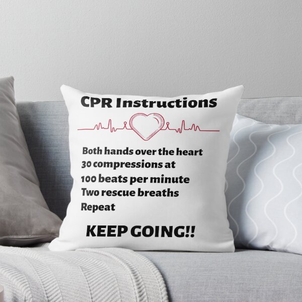 Item preview, CPR Instruction Tee designed and sold by Wingo-Designs.