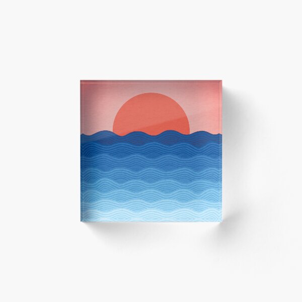 Item preview, Sunset Sea designed and sold by Luladee.