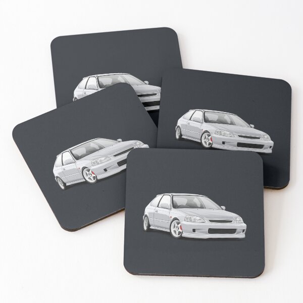 Item preview, EK Civic (facelift) Grey designed and sold by ArtyMotive.