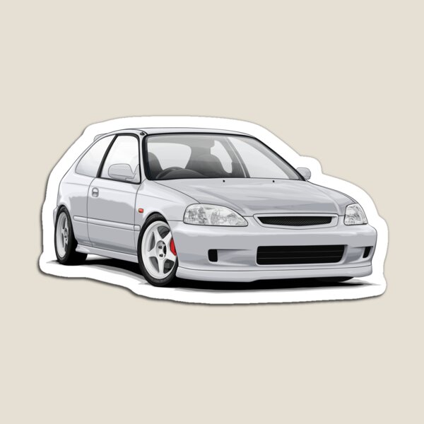 Artikelvorschau, EK Civic (Facelift) Grau entworfen und verkauft von ArtyMotive.