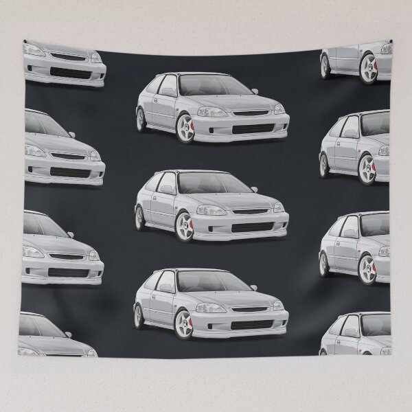 Item preview, EK Civic (facelift) Grey designed and sold by ArtyMotive.