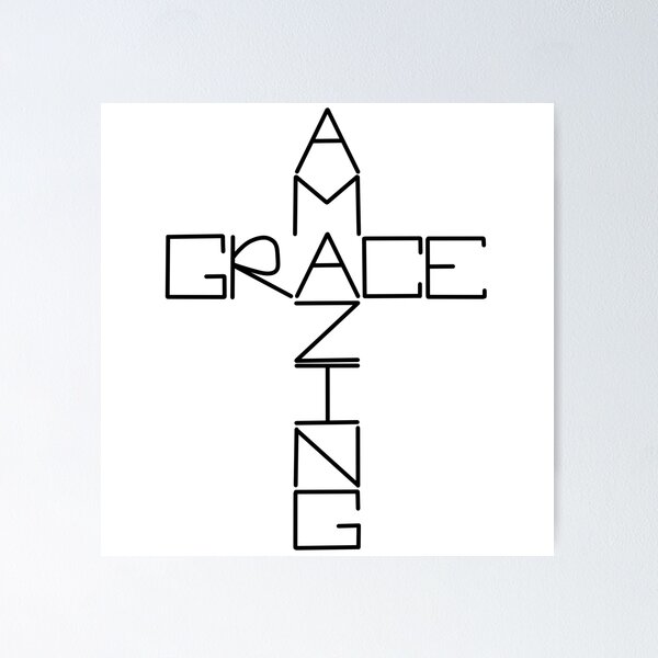 Item preview, Amazing Grace  designed and sold by CCalligraphyCo.