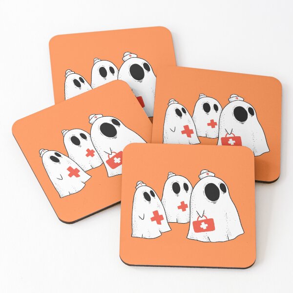 Item preview, Ghost Nurse Halloween designed and sold by Piztees.