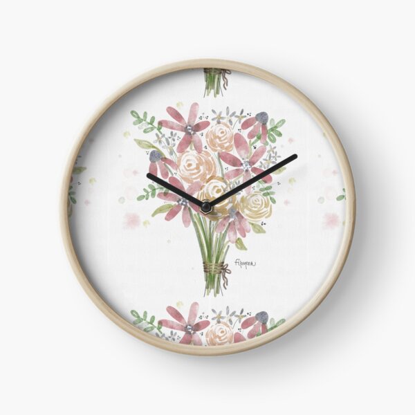 First Bouquet of Spring Clock
