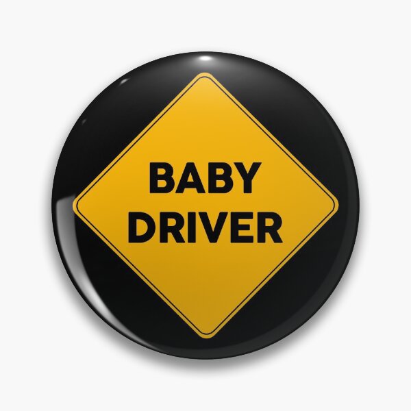 Item preview, Baby Driver | Yellow Road Sign  designed and sold by FriendsList.