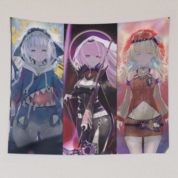 Item preview, Hololive Gawr Gura,Ninomae Ina'nis,Watson Amelia,Mori Calliope,Takanashi Kiara,Kisaragi Pana designed and sold by RaidyHD.