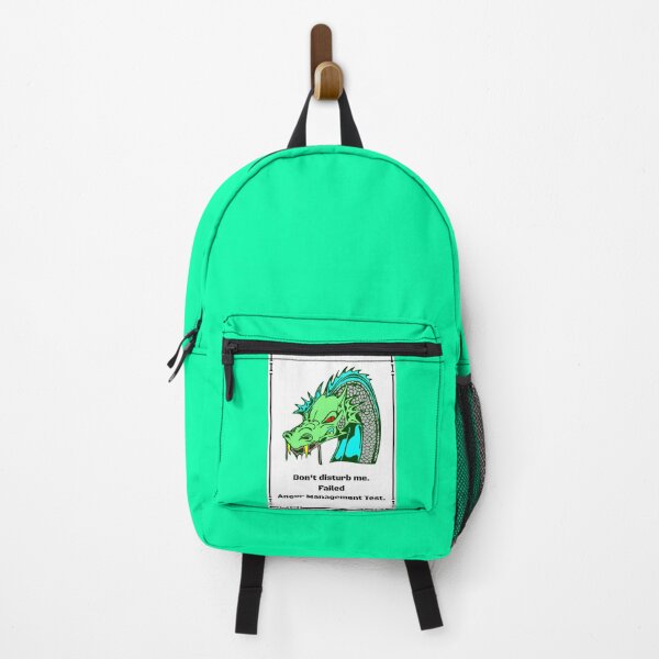 Item preview, Do not disturb me I failed anger management test are words in black under the head of a dragon  designed and sold by AnnaBBS.