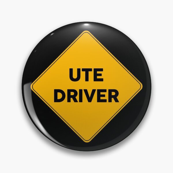 Item preview, UTE Driver | Yellow Road Sign  designed and sold by FriendsList.