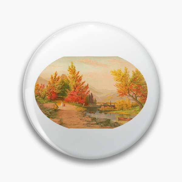 Item preview, BEAUTIFUL RIVER LANDSCAPE IN A FISHBOWL DESIGN designed and sold by OliDesigns.
