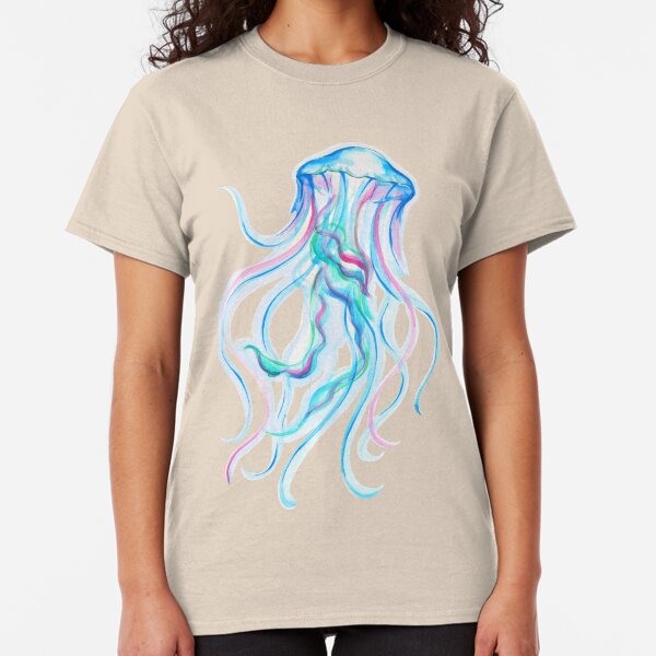 Ethereal Watercolor Jellyfish Classic T-Shirt