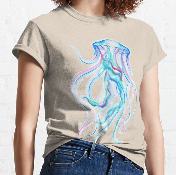 Ethereal Watercolor Jellyfish Classic T-Shirt