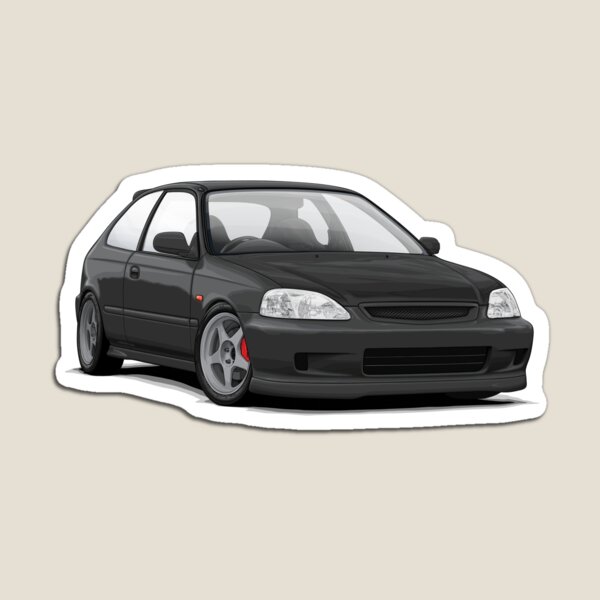 Item preview, EK Civic (facelift) Black designed and sold by ArtyMotive.