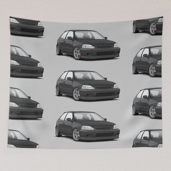 Item preview, EK Civic (facelift) Black designed and sold by ArtyMotive.
