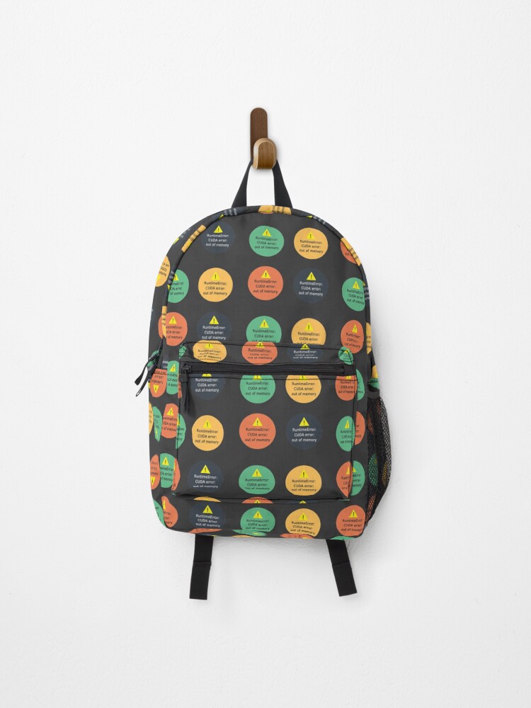 Thumbnail 1 of 3, Backpack, runtime error cuda error designed and sold by FunnyGrief.