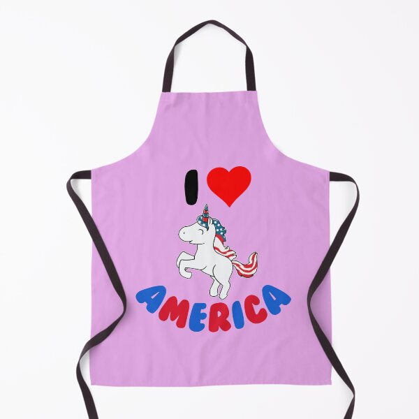 Item preview, I Love America - Cute Valentine´s Patriotic Americorn designed and sold by LordAudes.
