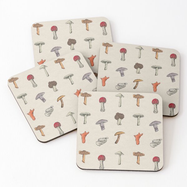 Item preview, Poisonous Fungi Pattern designed and sold by Jess McGarity Art.