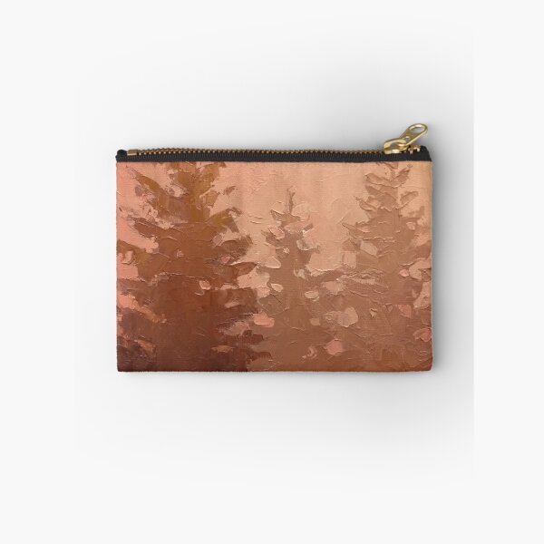Item preview, Cedar Trees Silhouette - Foggy Forest Painting designed and sold by Karen Whitworth.