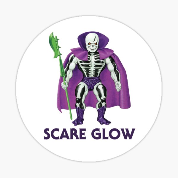 Artikel-Vorschau von SCARE GLOW MASTERS DES UNIVERSUMS RETRO der 80er Jahre, designt und verkauft von kwiebe34.