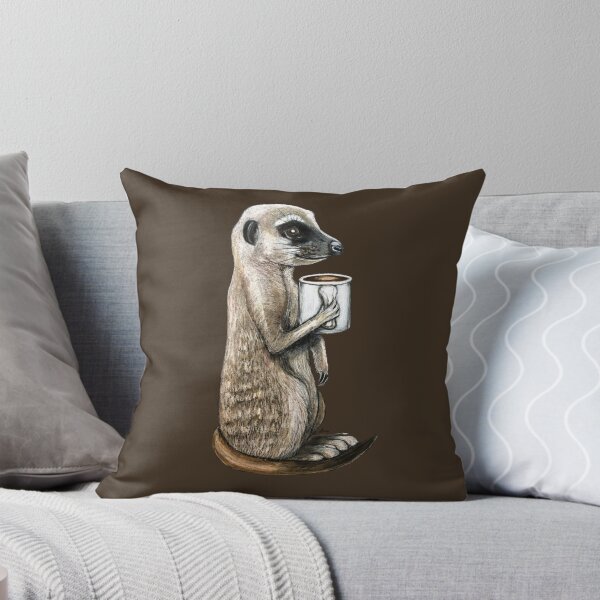 Item preview, Suricata Macchiato designed and sold by GardenPartyArt.
