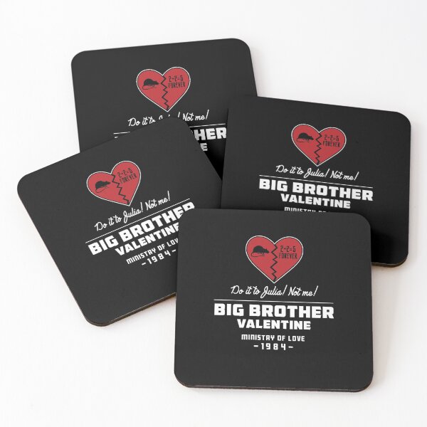 Item preview, Big Brother 1984 Dystopian Orwellian Valentine designed and sold by twHistory.