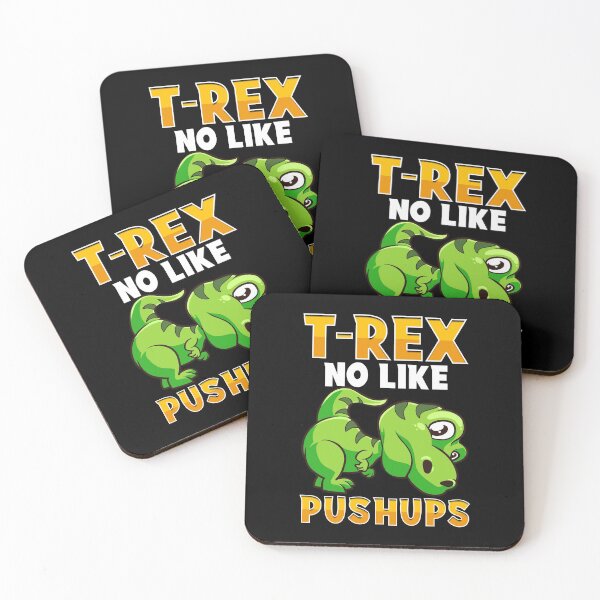 Item preview, Cute & Funny T-Rex No Like Pushups Dinosaur Trex designed and sold by perfectpresents.