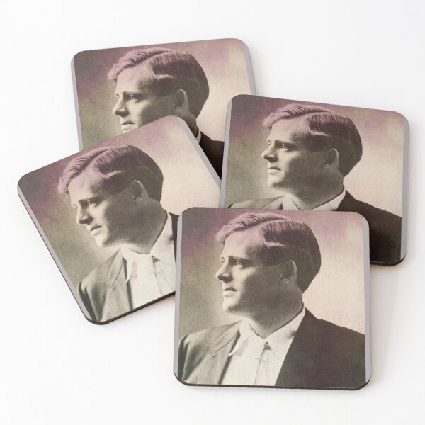 Item preview, Colored portrait of Jack London designed and sold by Pelikancrazy.