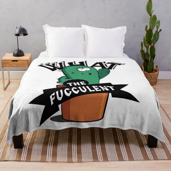 Item preview, What the fucculent - Succulent - Potted Cactus VRS2 designed and sold by vivendulies.