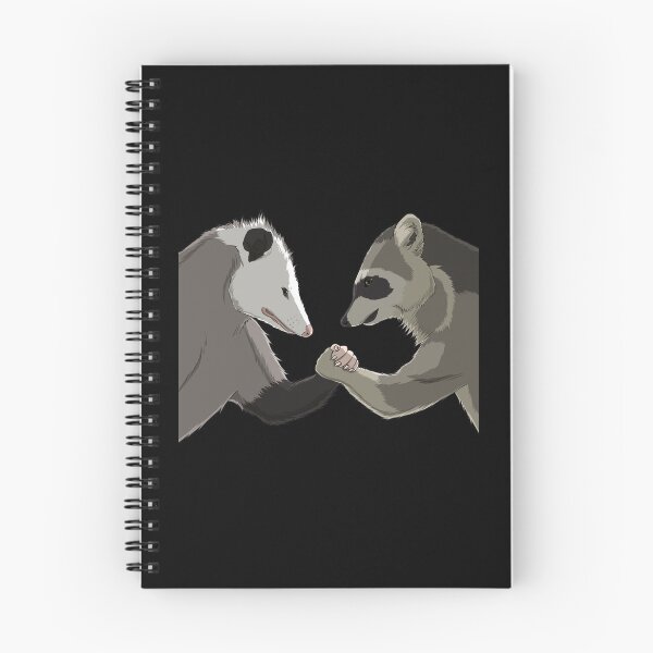 Item preview, Opossum Raccoon Arm Wrestle designed and sold by alwe-designs.