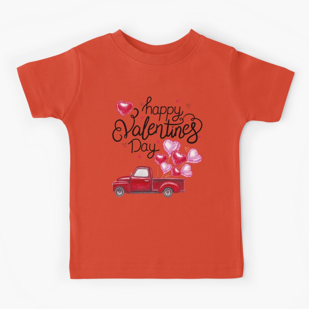 Red Truck With Hearts Happy Valentine's Day Gifts For Women Sticker for  Sale by ShopWorld22