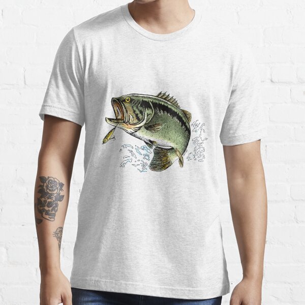Striped Bass Essential T-Shirt for Sale by OctopusOveralls