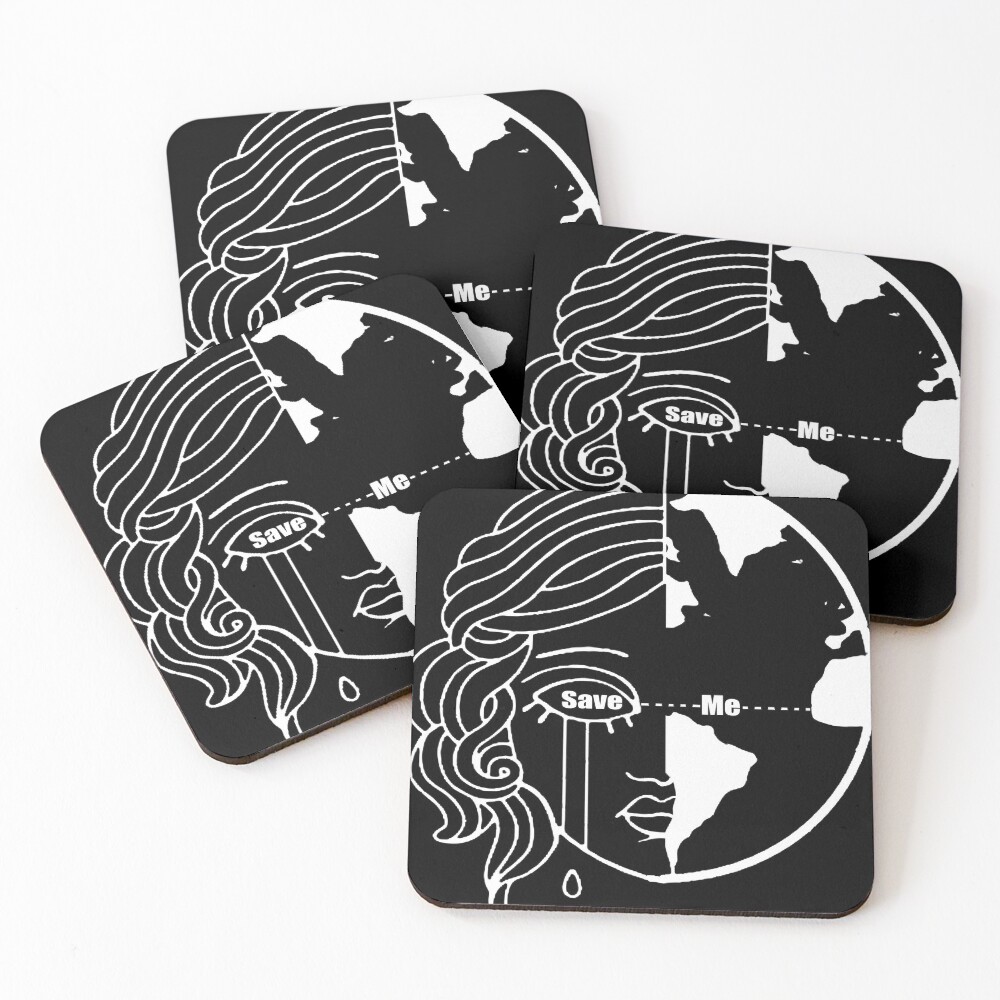 Item preview, Coasters (Set of 4) designed and sold by FootPrintRepub.