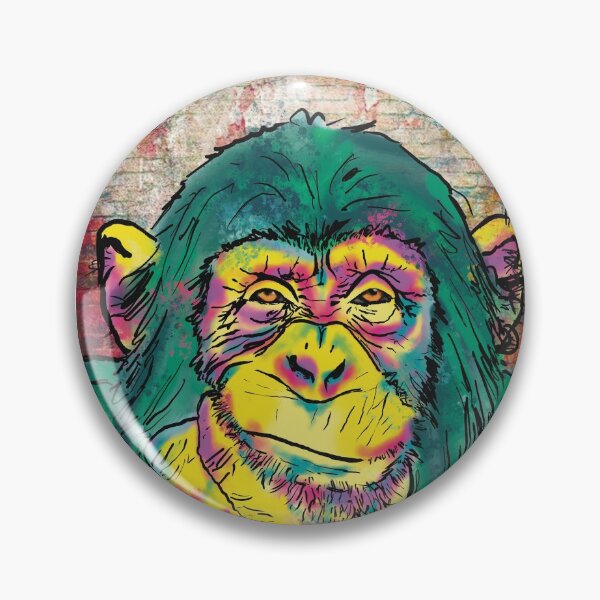 Item preview, Graffiti Monkey Painting, Monkey Art, Animal Art designed and sold by Urbanabstract.