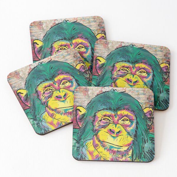 Item preview, Graffiti Monkey Painting, Monkey Art, Animal Art designed and sold by Urbanabstract.