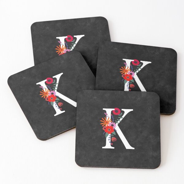 Item preview, Floral Monogram Illustrated Letter Art K Initial designed and sold by Illustratebynat.