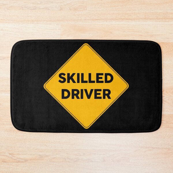 Item preview, Skilled Driver | Yellow Road Sign  designed and sold by FriendsList.