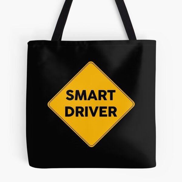 Item preview, Smart Driver | Yellow Road Sign  designed and sold by FriendsList.